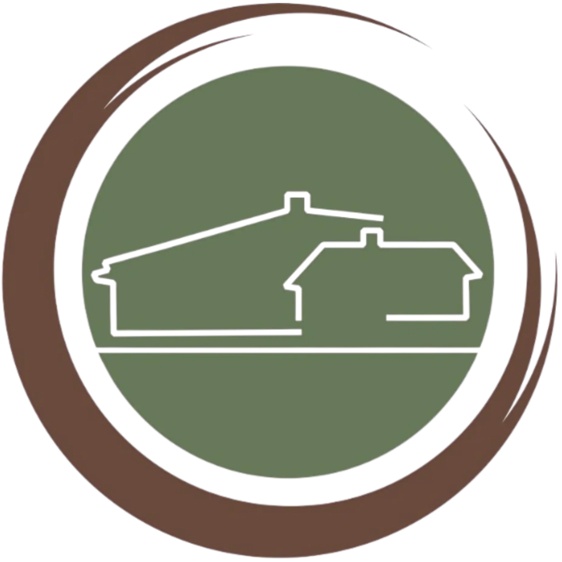 Icono de casas para Casa Hichatana, alquiler de vivienda en Zipaquirá. Diseño moderno en tonos tierra.